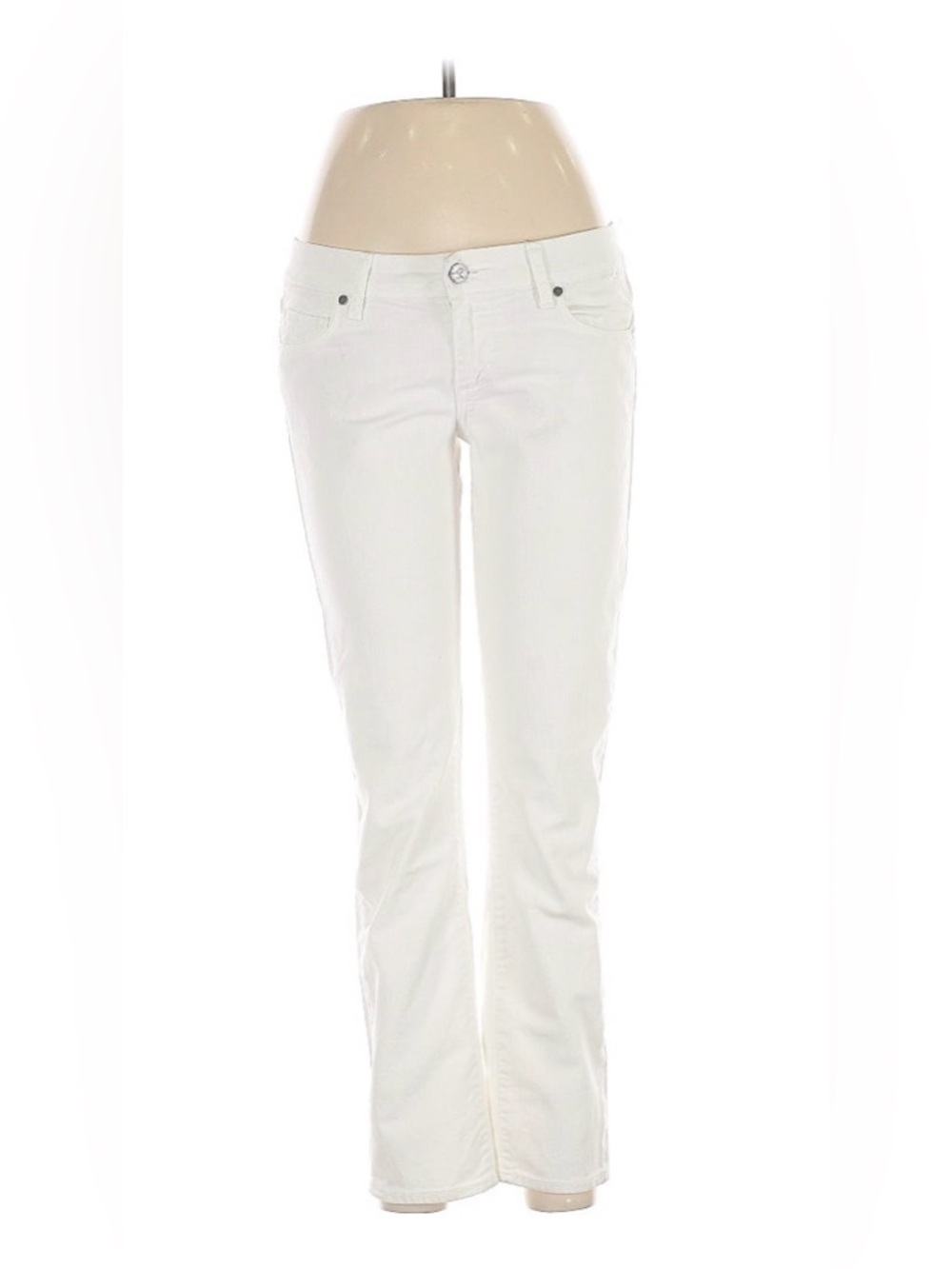 Classic Paige 
Women's White Bootcut Jeans 28